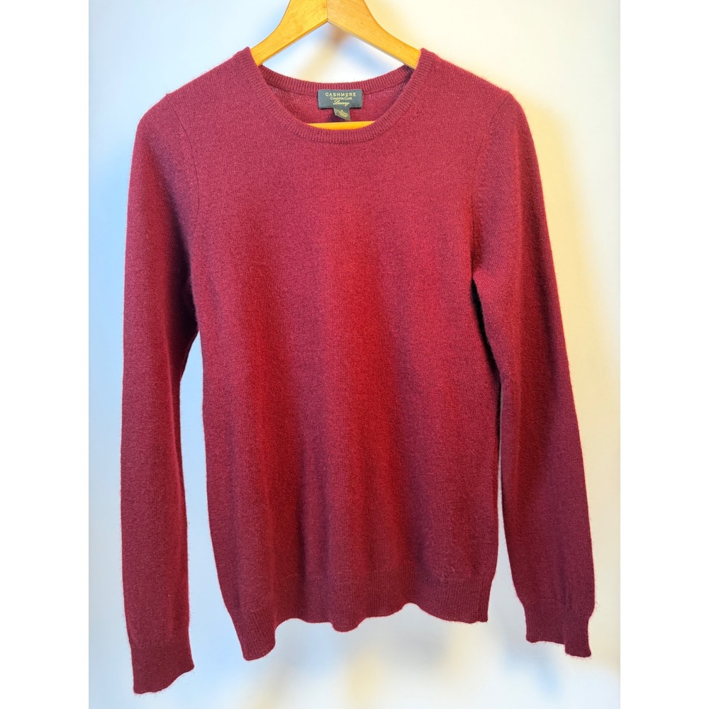 Charter Club 100% Cashmere Sweater – Women's Small – Burgundy Wine